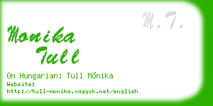 monika tull business card